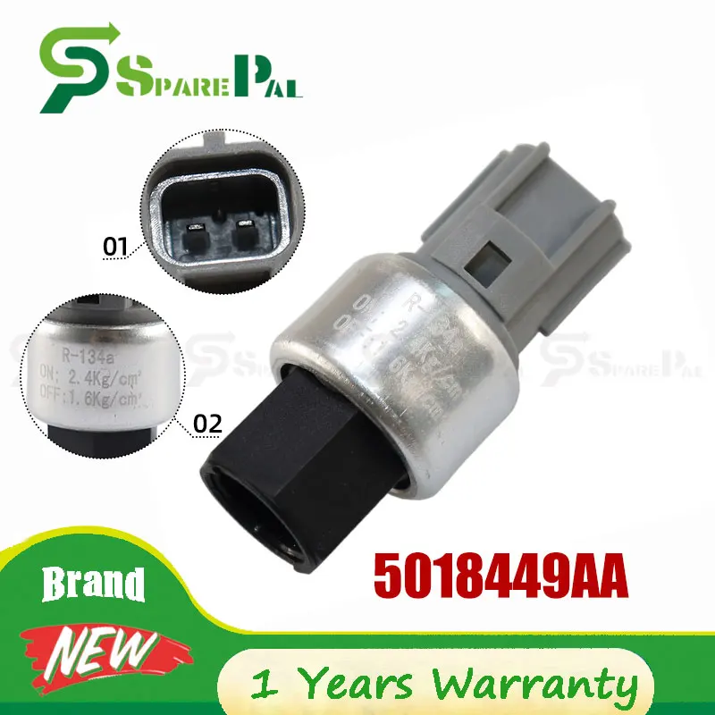 New Air Conditioning Clutch Low Cut Off Pressure Switch For Plymouth Grand Voyager Town & Country 2.4L 3.0L 3.3L 5018449AA
