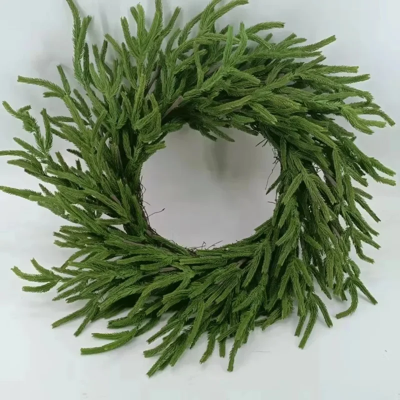 

Pine wreaths are used for Christmas decorations