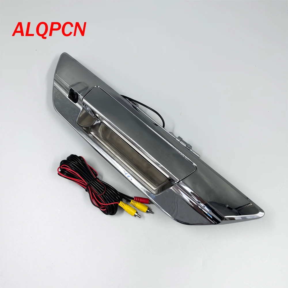 For Chrome Painted Tailgate Open Handle Lift Gate Handle  with camera For Toyota Hilux Revo 2015-2019