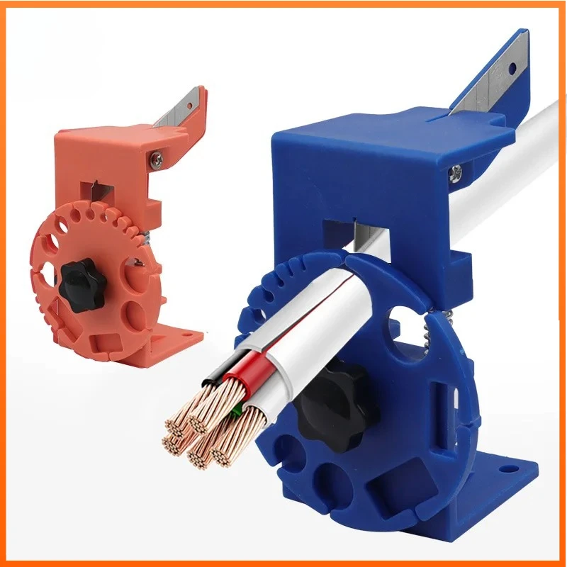 

Manual Quick Wire Stripper Cable Stripper Adjustable Handheld Wire Stripper Plastic Rubber Material Outer Sheath Peeler