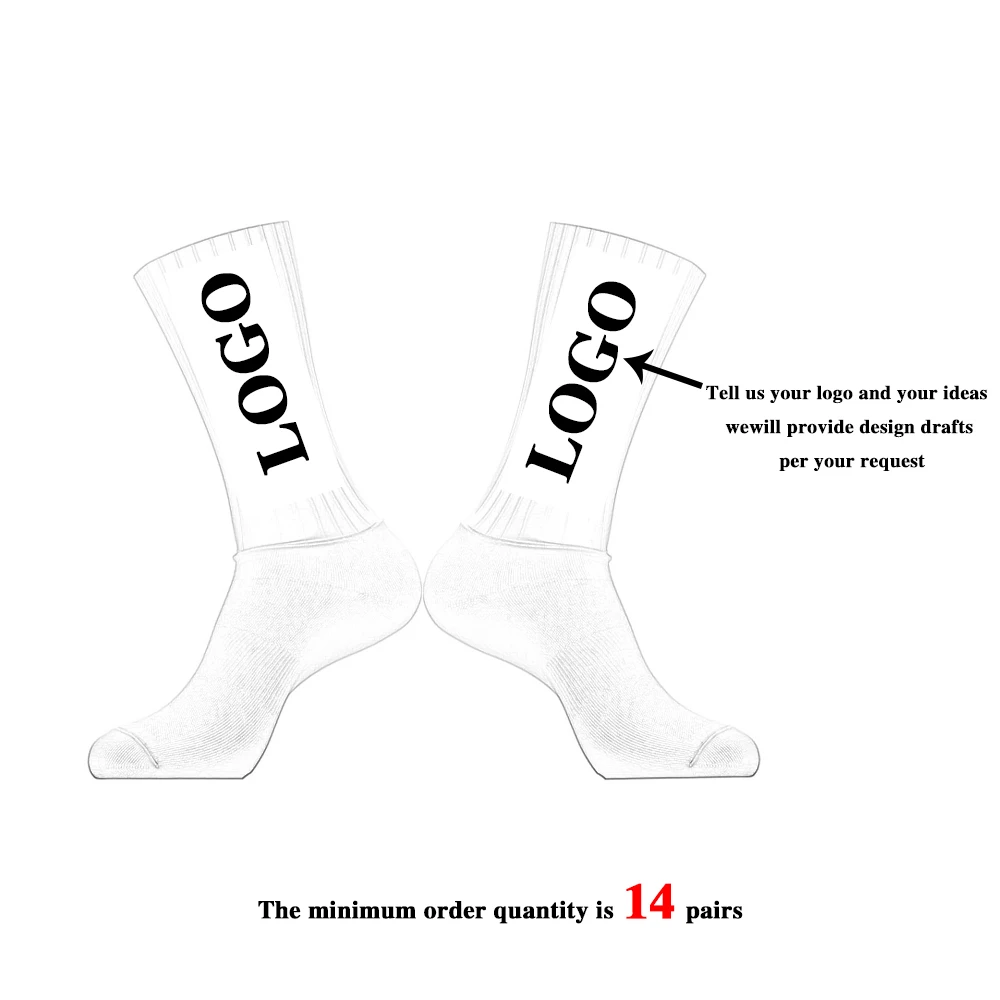 Meias personalizadas Aero para ciclismo, de silicone, esportivas, antiderrapantes, profissionais, para corrida, frescas para o verão, Calcetines Ciclismo