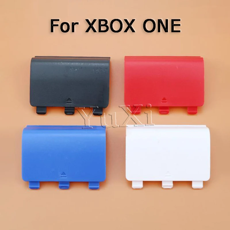 Yuxi ฝาปิดแบตเตอรี่1ชิ้น, ฝาครอบฝาหลังน้ำหนักเบาพกพาสะดวกอะไหล่สำหรับ Xbox One ตัวควบคุมไร้สายเกมกล่องอุปกรณ์