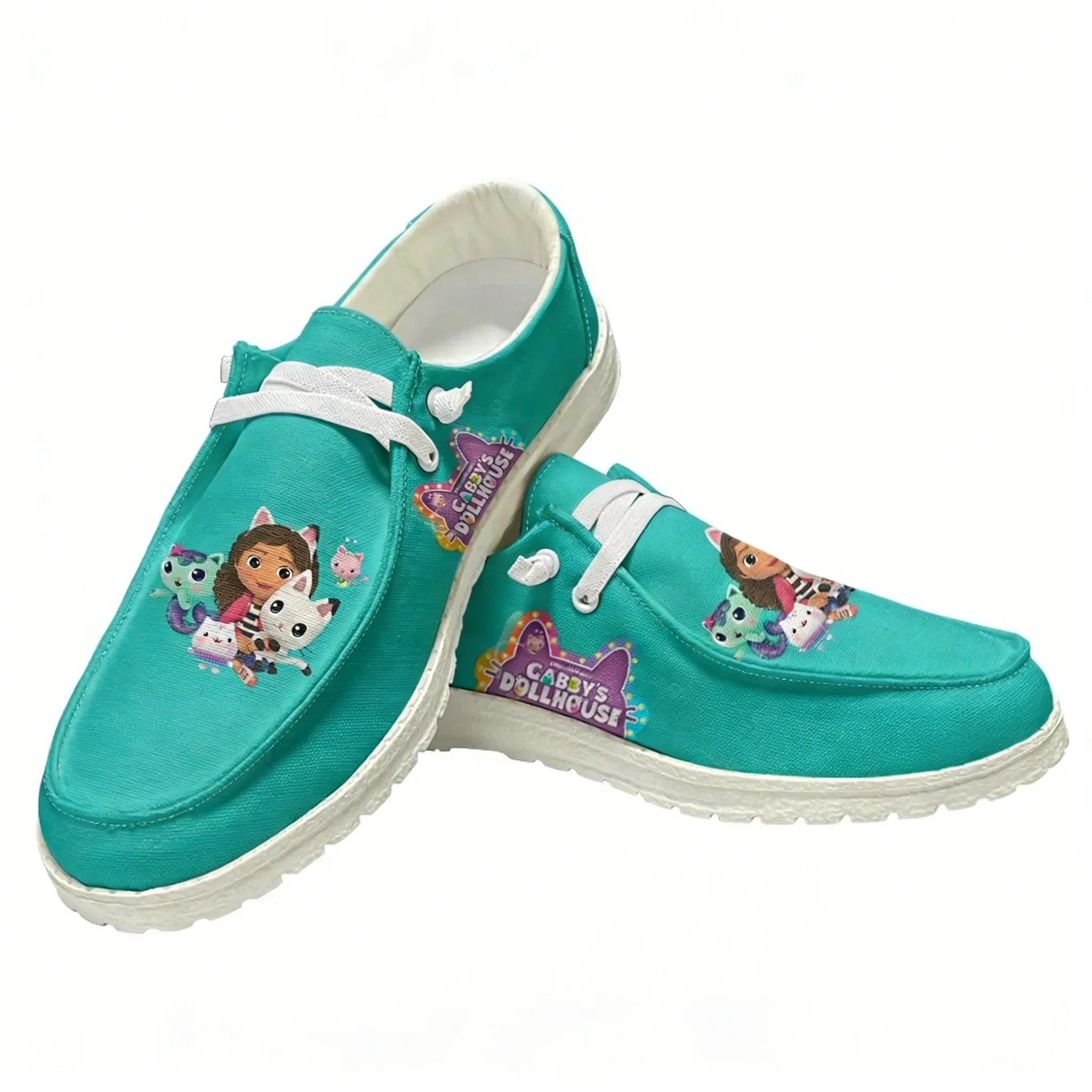 

Повседневная обувь Gabby's Dollhouse для мужчин и женщин, дышащая обувь на плоской подошве, легкая обувь для дома и улицы, индивидуальная обувь для пар