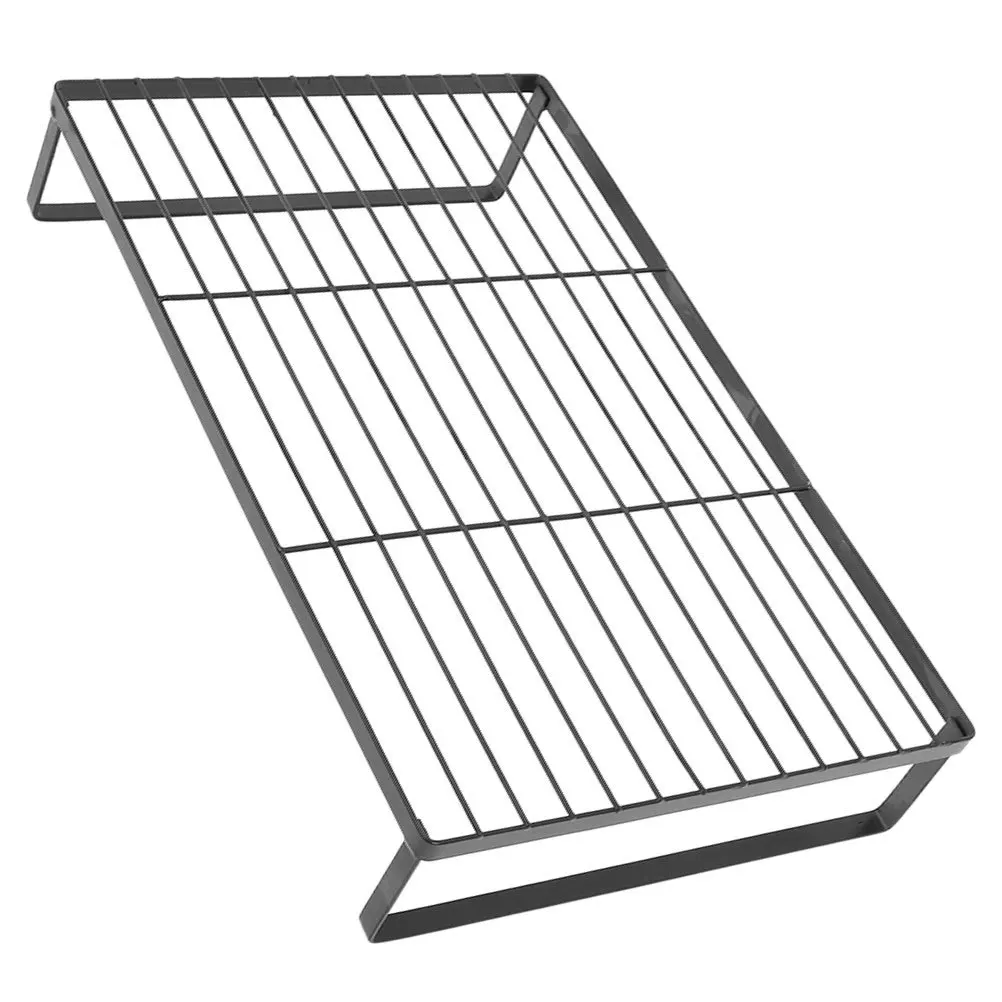 

Metal Kitchen Storage Rack Black for Gas Stove Induction Cooker Stand Multifunctional Kitchen Desktop Storage Rack Organizer