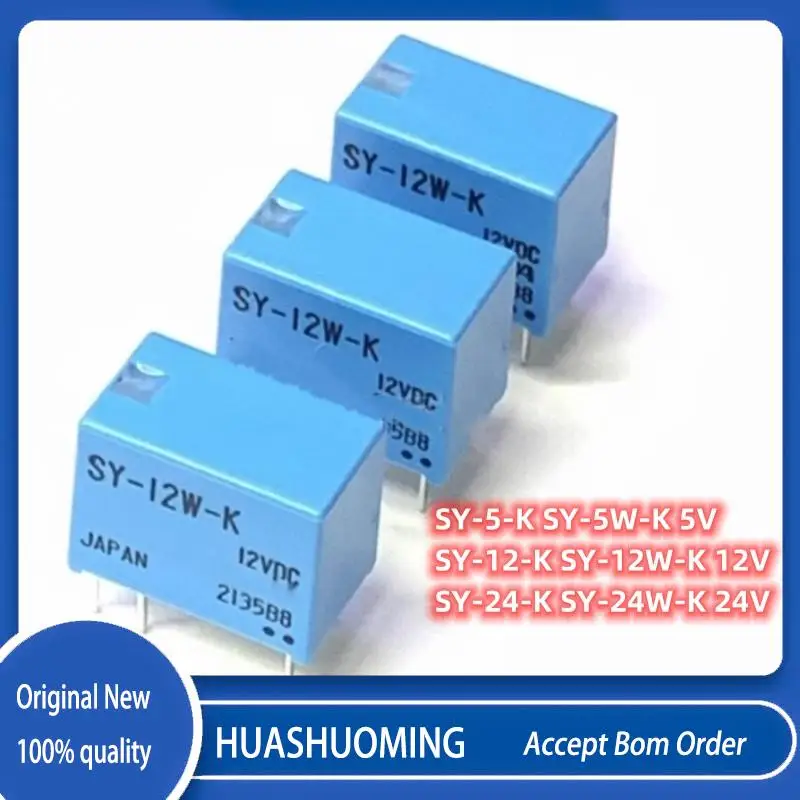 

10Pcs/Lot NEW SY-5-K SY-5W-K SY-12-K SY-12W-K SY-24-K SY-24W-K 6PIN 1A