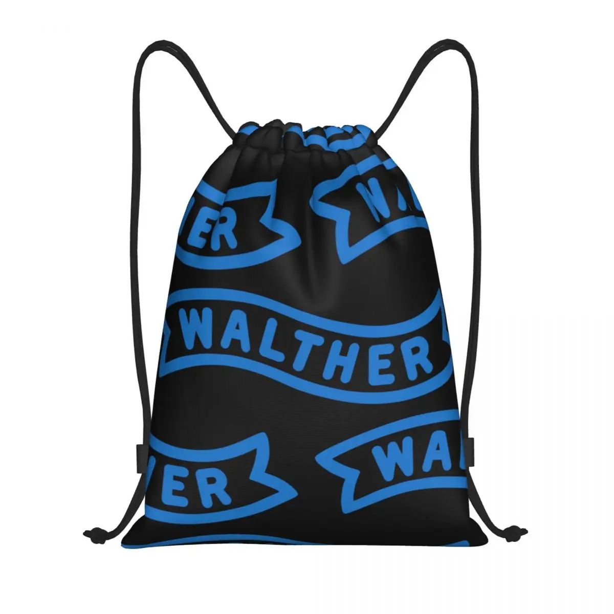 

Walther Logo Multi-function Portable Drawstring Bags Sports Bag Book Bag For Travelling