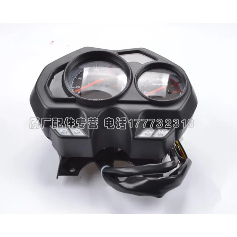 

Motorcycle Original Accessories Dazzle Shadow Meter Assembly Code Mileage Line Speed for Haojiang Hj150-27