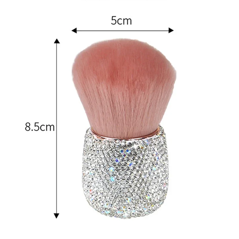 Nail Art Dust Brushes Mushroom Head Nail Art Dust Powder Remover Brush Glitter Laser Uv Gel Dust Remove Brushes for Acrylic Nail