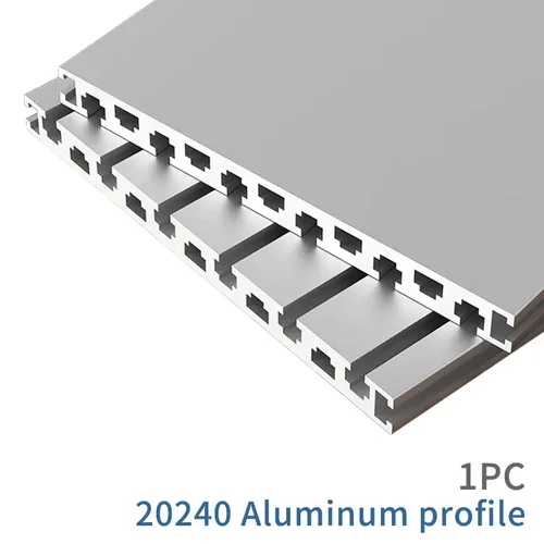 20240 알루미늄 프로파일 T-슬롯 타각기 판, DIY 3D 프린터 부품, 100mm, 300mm, 625mm, 500mm, 1000mm 길이, 20x24 0mm, 1PC 