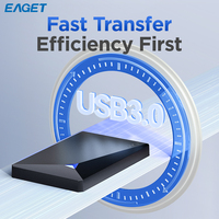 Eaget 5Gbps Portable External Hard Drive 250GB 320GB 500GB 1TB 4TB 5TB 2.5 inch HDD External Hard Disk for PC PS4 PS5 Laptop