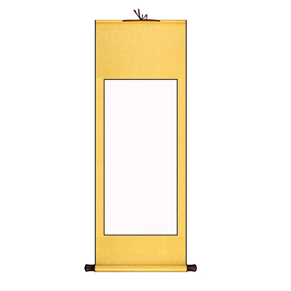 

Rice Paper Scroll 4ft x 4ft Gold Calligraphy Blank Drawing Hanging Practice Watercolor Supplies Xuan Paper Wall Decor