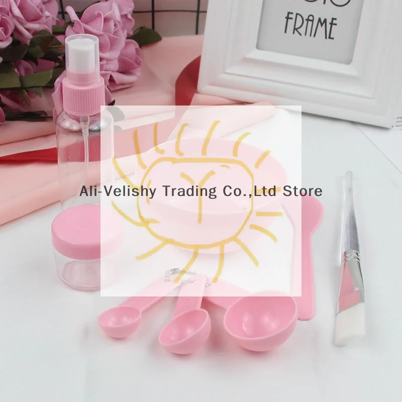 8 قطعة/المجموعة فرشاة الوجه قناع السلطانية قاعدة الملاعق قناع فرشاة بار DIY أدوات التجميل خلط أدوات العناية بالبشرة ماكياج لوازم امرأة العناية بالبشرة #1