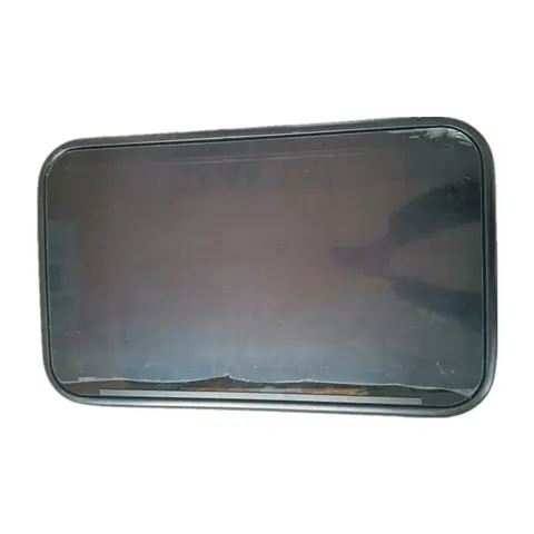 New Developed Aluminum Alloy Framer Double Acrylic Top-hung Arc Window Rv Caravan Trailer Curved Window For Caravan RV