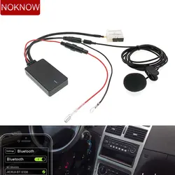 12 Pin Car Bluetooth Wireless Music AUX Handsfree MIC Adapter Cable for Peugeot 207 307 407 308 for Citroen C2 C3 RD4 RD45 RD43