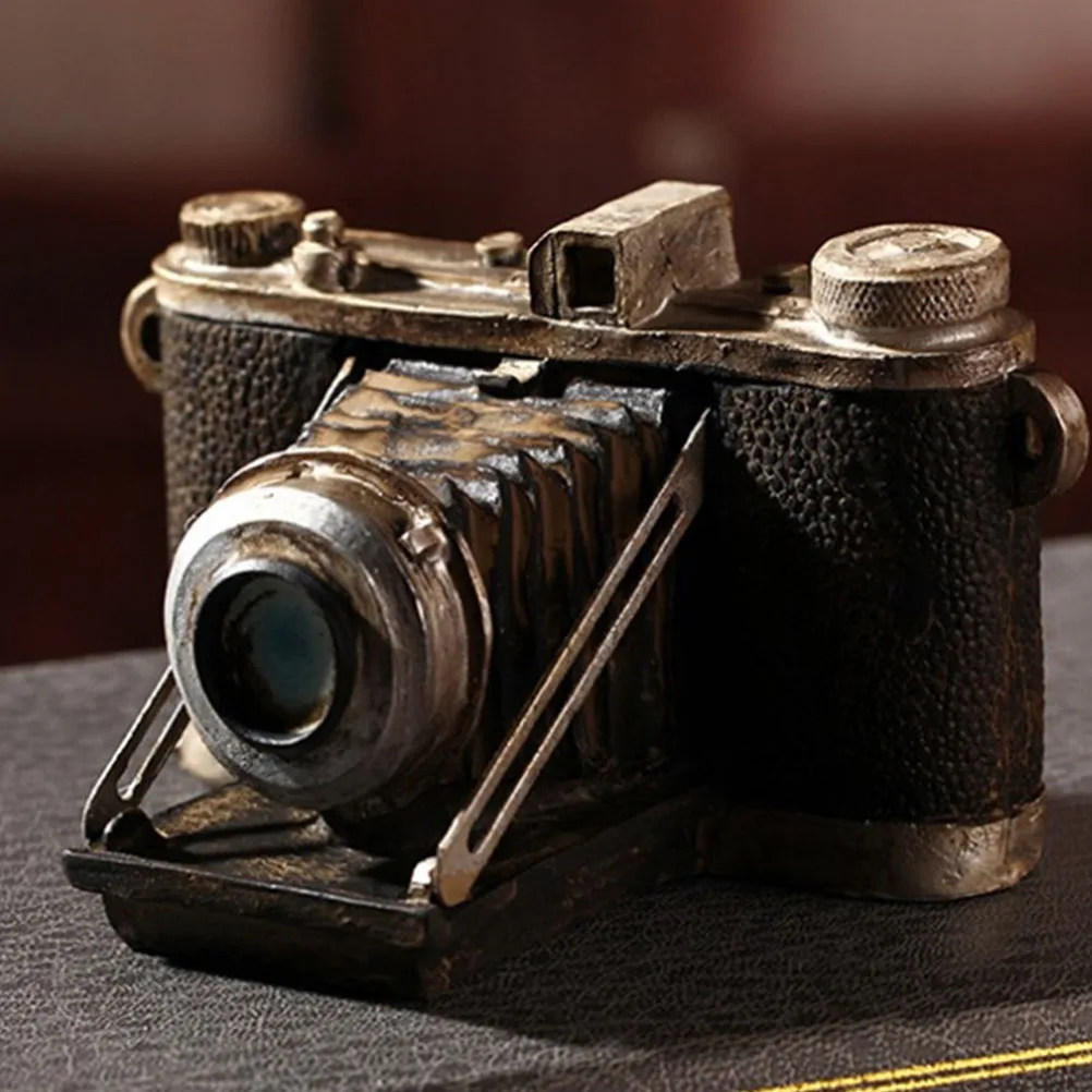 

1pc Retro Camera Small Resin Craft Decorative Dining Table Decor For Home Dining Table Photo Prop New Year Gift Decoration