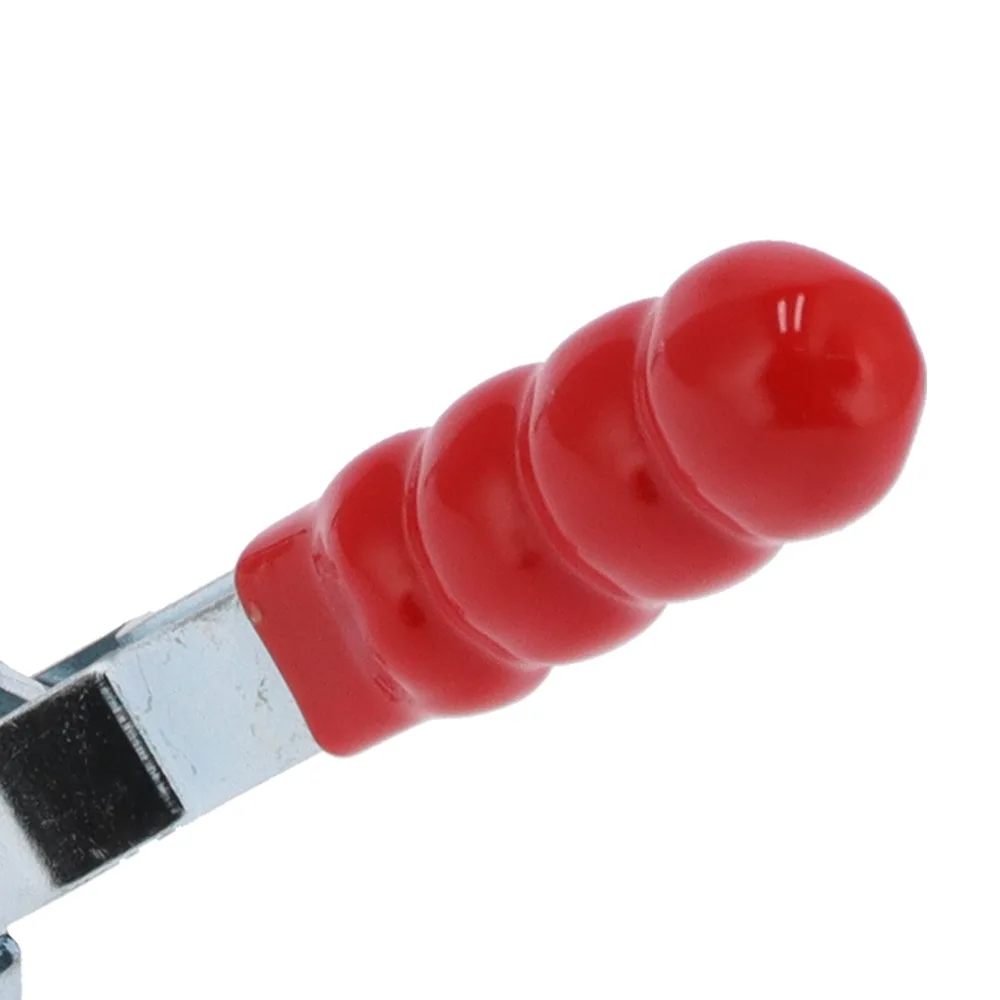 2pcs Durable Plastic Cover Handle Toggle Clamp Stable Safe Quick Release Clamp Quick Fixture Circuit Board