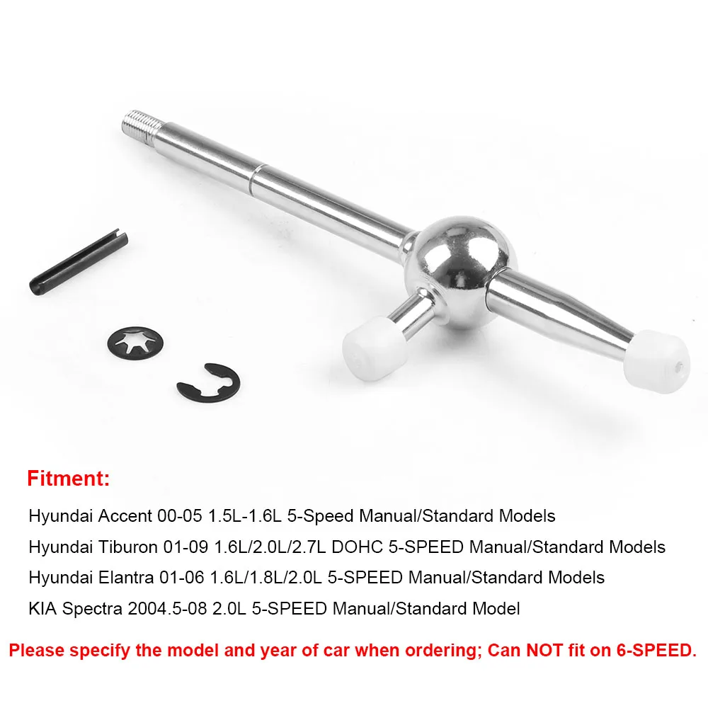 High Quality Car Quick Throw Short Shifter Component For Accent 2000-2005 Elantra 2001-2006 Tiburon 2001-2009