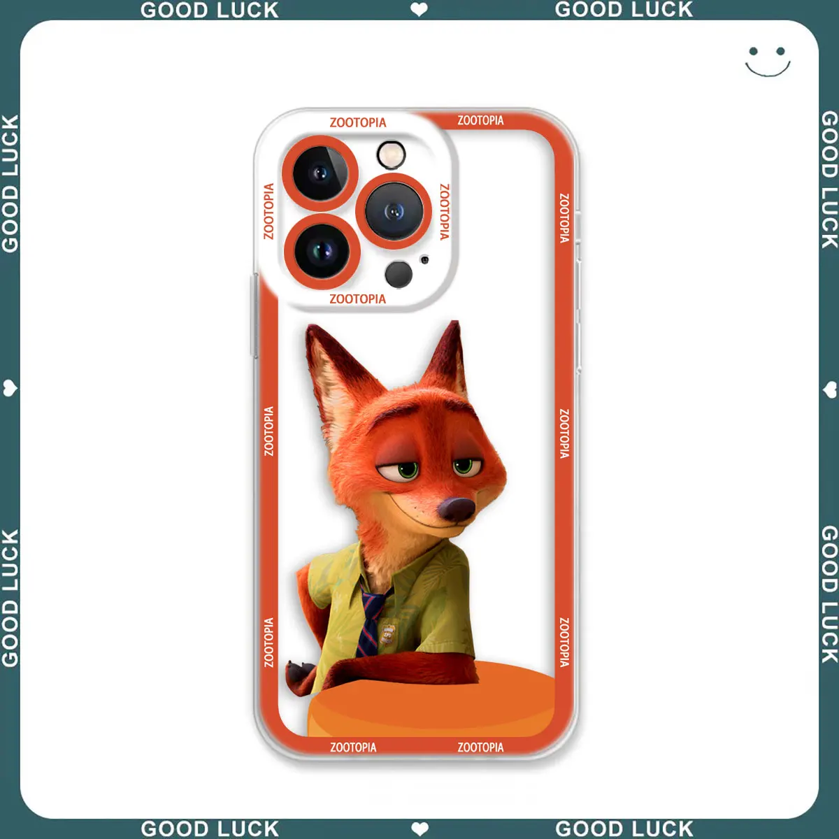 Cute Disney Zootopia Judy Nick Cover Angel Eyes Clear Case For Xiaomi Redmi Note 13 12 12S 11 11T 11S 10 9 10S 9S 9T Case Funda