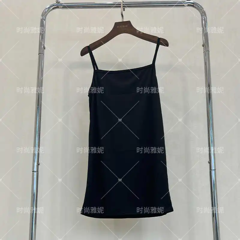 Fashion New Design Sense Unique V-neck Light Luxury Socialite Mesh Fishnet Diamond-Embedded Dress Two-Piece Set Women's Vestidos image 3