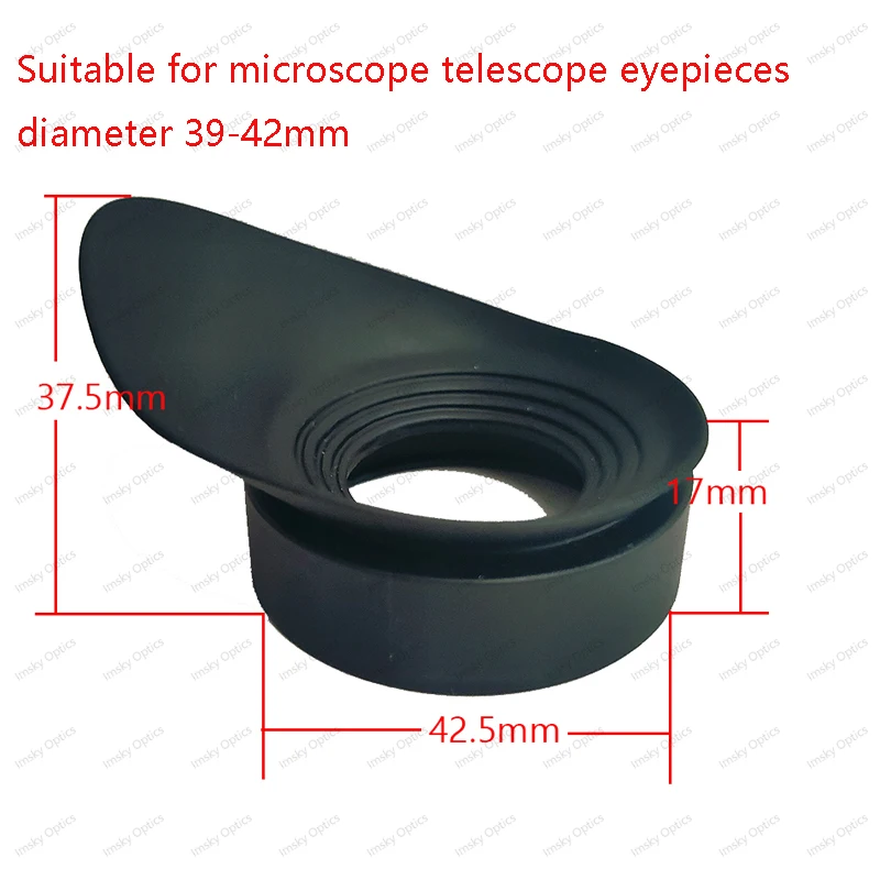 2 szt. 28-36mm różne miękkie gumowe osłony oczu okularów osłony oczu lornetki mikroskop teleskop noktowizor osłony oczu — zdjęcie 3