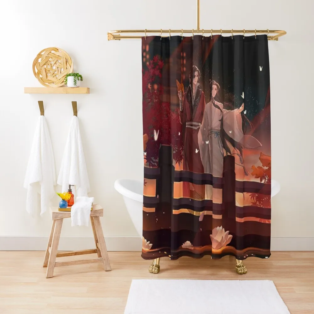 

TGCF Aesthetiv Shower Curtain For Bathrooms Waterproof Shower And Anti-Mold Anime Shower Curtain