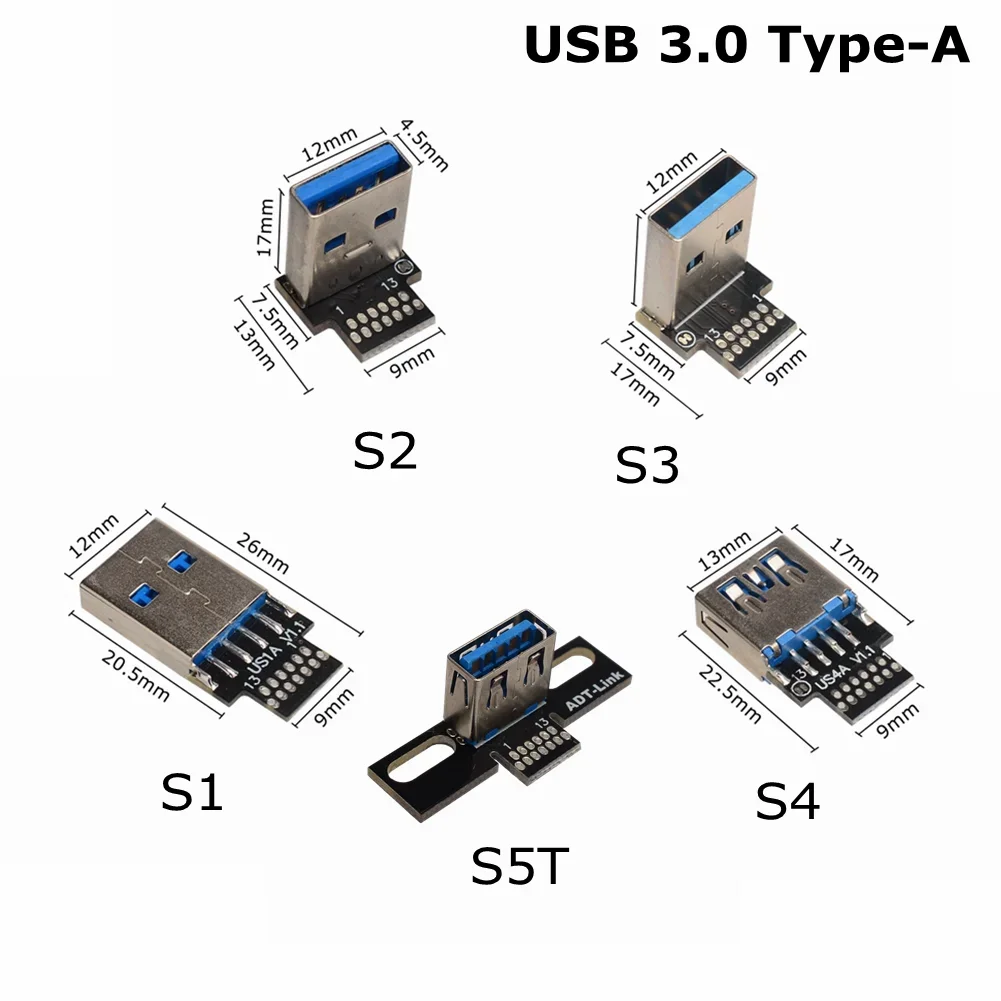 DIY Micro USB 2.0/3.0 Type C Ribbon Connector FPV USB C 3.1 Flat Flexible FFC Extender FPC for Brushless Handheld Gimbal Monitor