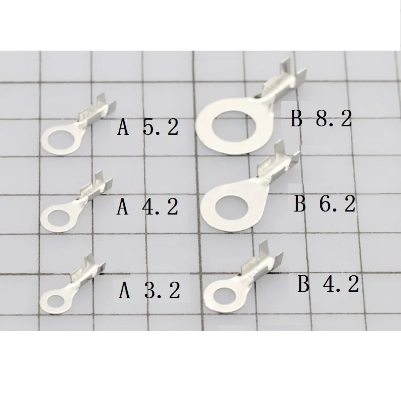 DJ431 A3.2 A4.2 A5.2 B4.2 B6.2 B8.2 Cold Press Circular Bare Terminal O Ring Lugs Crimp Cable Connector