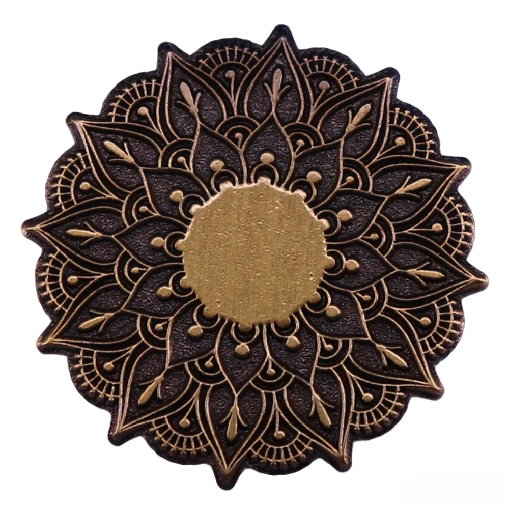 Mandala Brooch Badge and Accessory Butterfly Buckle Pin Badge Gift for Men and Women