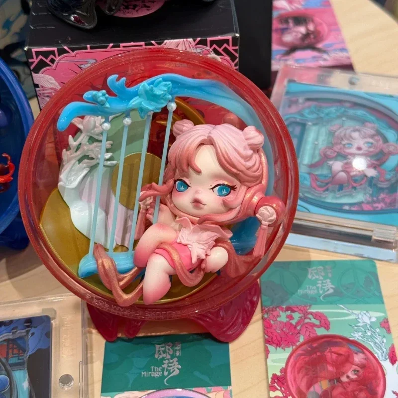 

Skullpanda The Mirage Series Blind Box Figure Dolls Mystery Box Pendant Collectible Desk Model Ornament Kids Surprise Gifts New