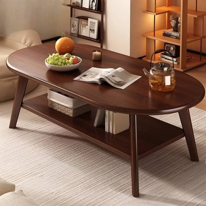 طاولات القهوة على الطراز الأوروبي الفاخرة مستطيلة منتصف القرن صالون نهاية الجدول الشمال توفير المساحة ميسا دي سنترو أثاث المنزل