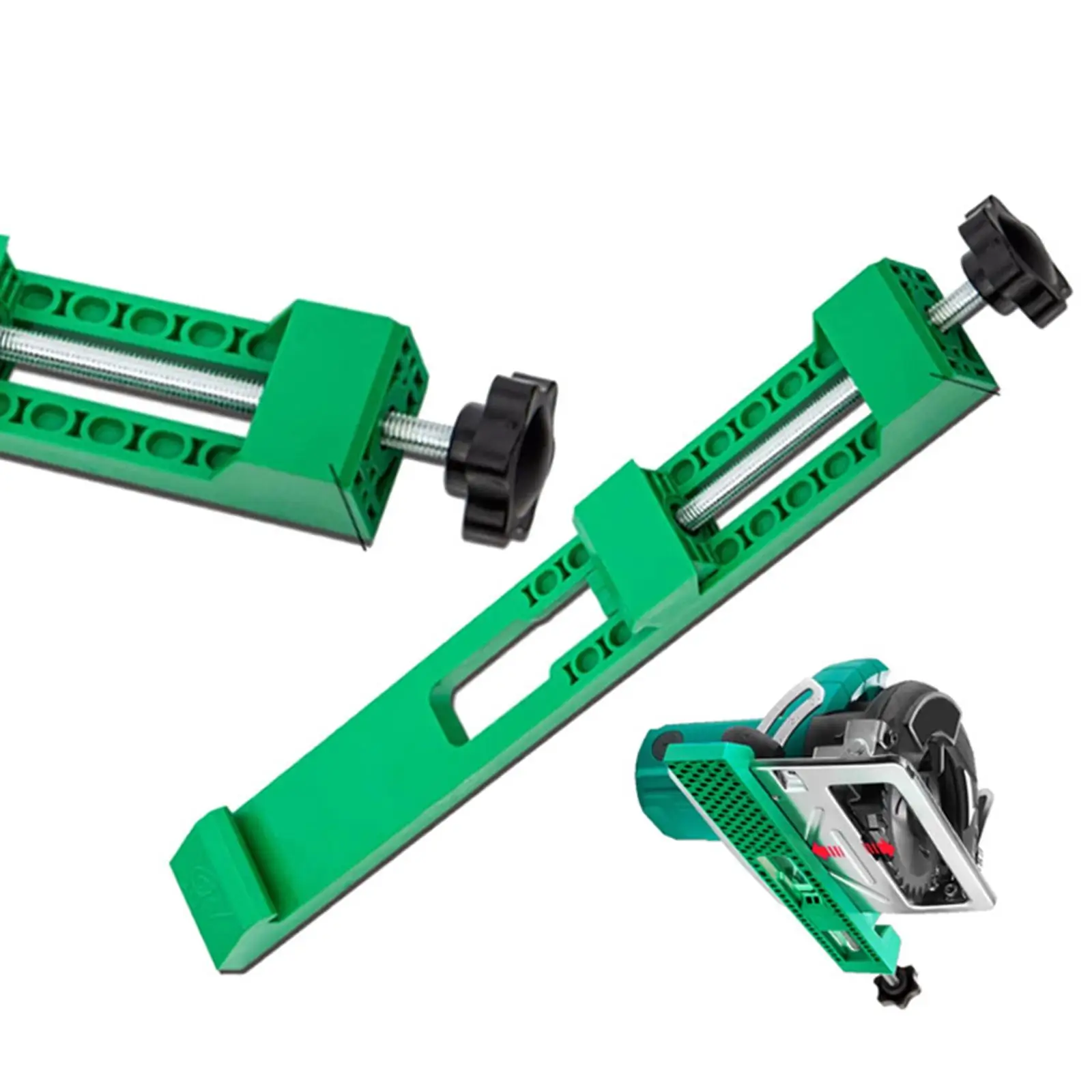 Cutting Machine Base Guide Woodworking Fixture DIY Enthusiasts Professional Bidirectional Locking Mechanism Tool Adjustable