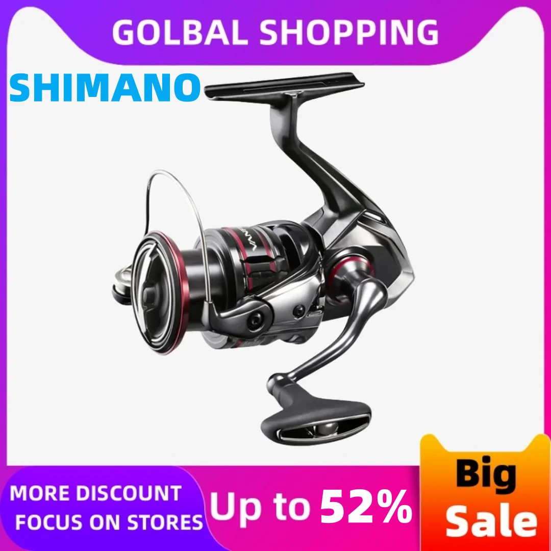 

SHIMANO VANFORD Max Drag 2.5-11kg MGL Rotor CI4+ Body LONG STROKE Spool Silent Drive SALTWATER SPINNING REEL