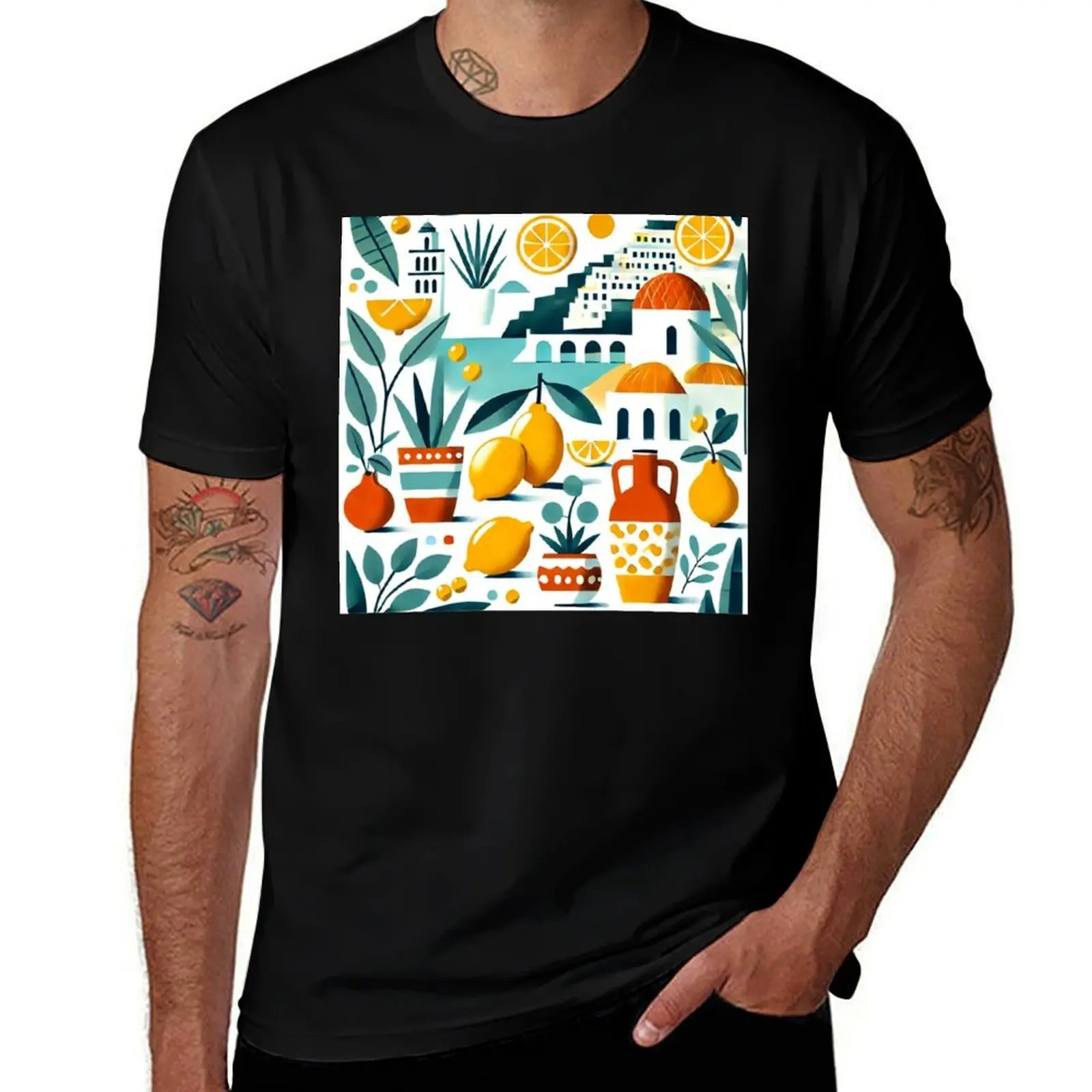 

Amalfi Coast III T-Shirt boys animal print anime t shirts anime tshirt customizeds luxury clothes men