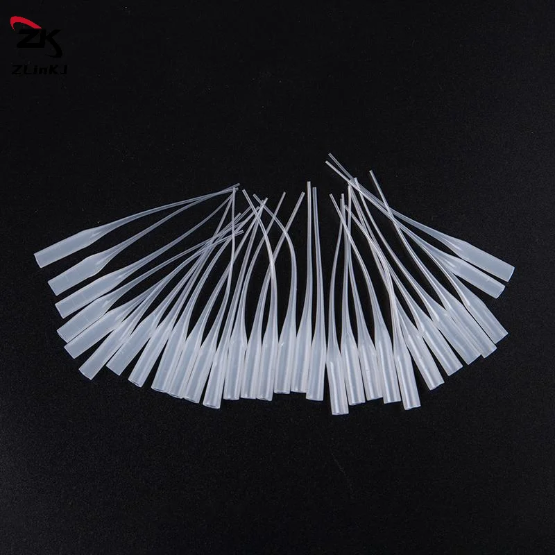 100pcs/lot 7cm Glue Tips Plastic Glue Micro-Tips Glue Extender Precision CA Glue Applicator
