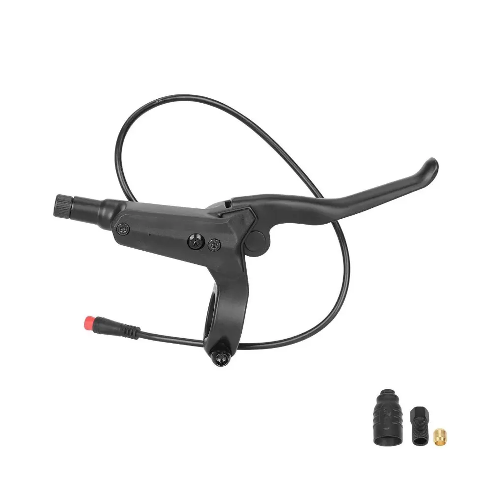 

Hydraulic disc brake assembly for NUTT electric bicycles with brake sensor enhances control and safety on rides
