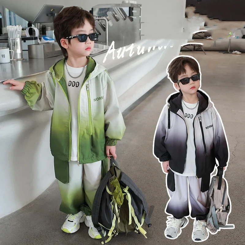 

Baby Boy Clothes Set Size 2-11Y Kid Jacket Top&Pants Bottom Suit Child TieDye Clothing Set Toddle Boy Casual Fashion Sporty Sets