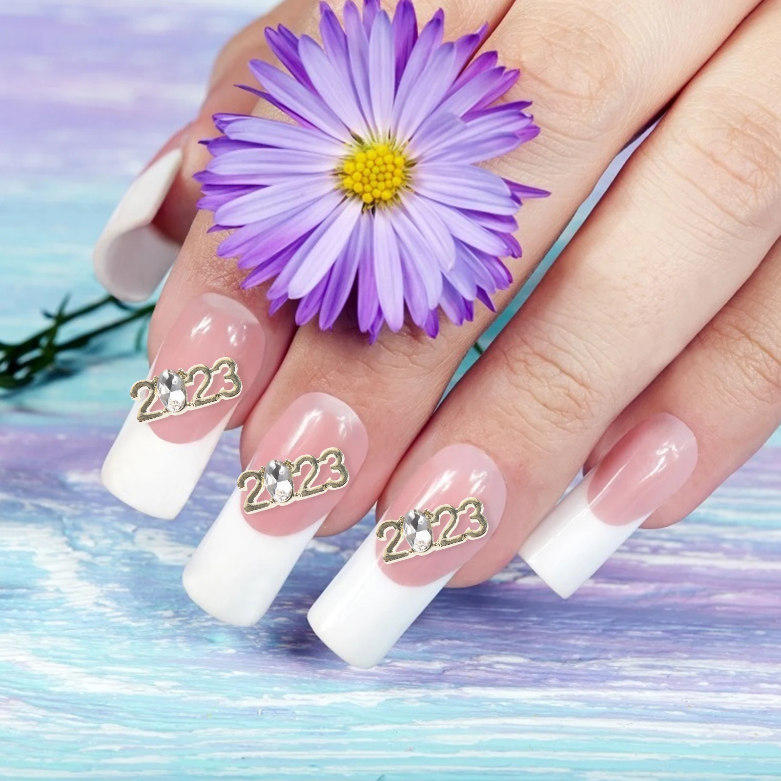 

30 Pcs Manicure Glue-drop Mobile Phone Case Decoration Nail Rhinestones Decorate Bling Alloy Ornaments Nails Accessories