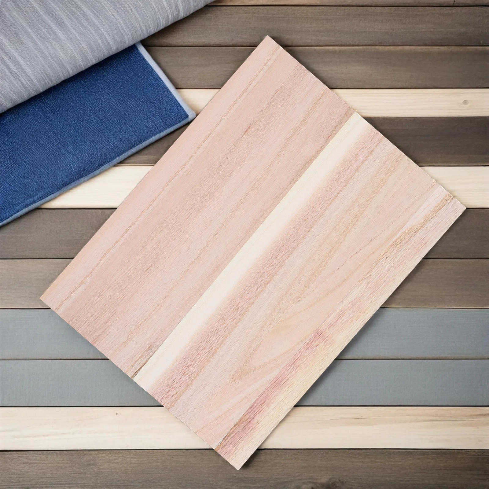 

Natural Solid Wood Board Rectangular Closet Dividers Organizer Long Panels Wardrobe Layering Space Optimization Storage