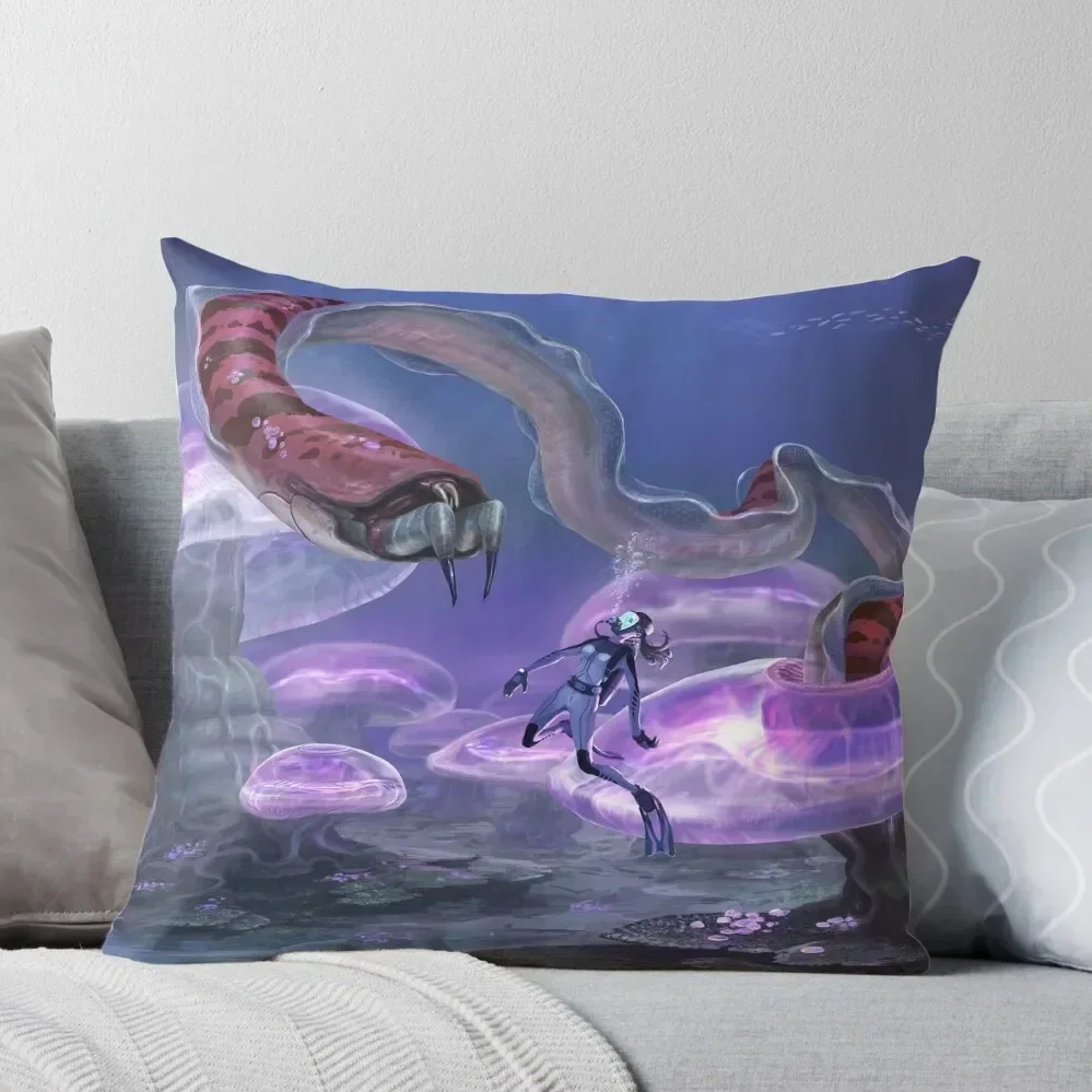 Close Encounter Throw Pillow anime girl Pillow Decor luxury throw pillow covers