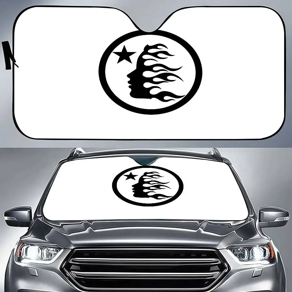 H-H-HellStarS Various Anime Car Sunshade Nature Sun Shade Windshield Privacy UV Protector For Truck/SUV/Vehicle Window Visor view 2