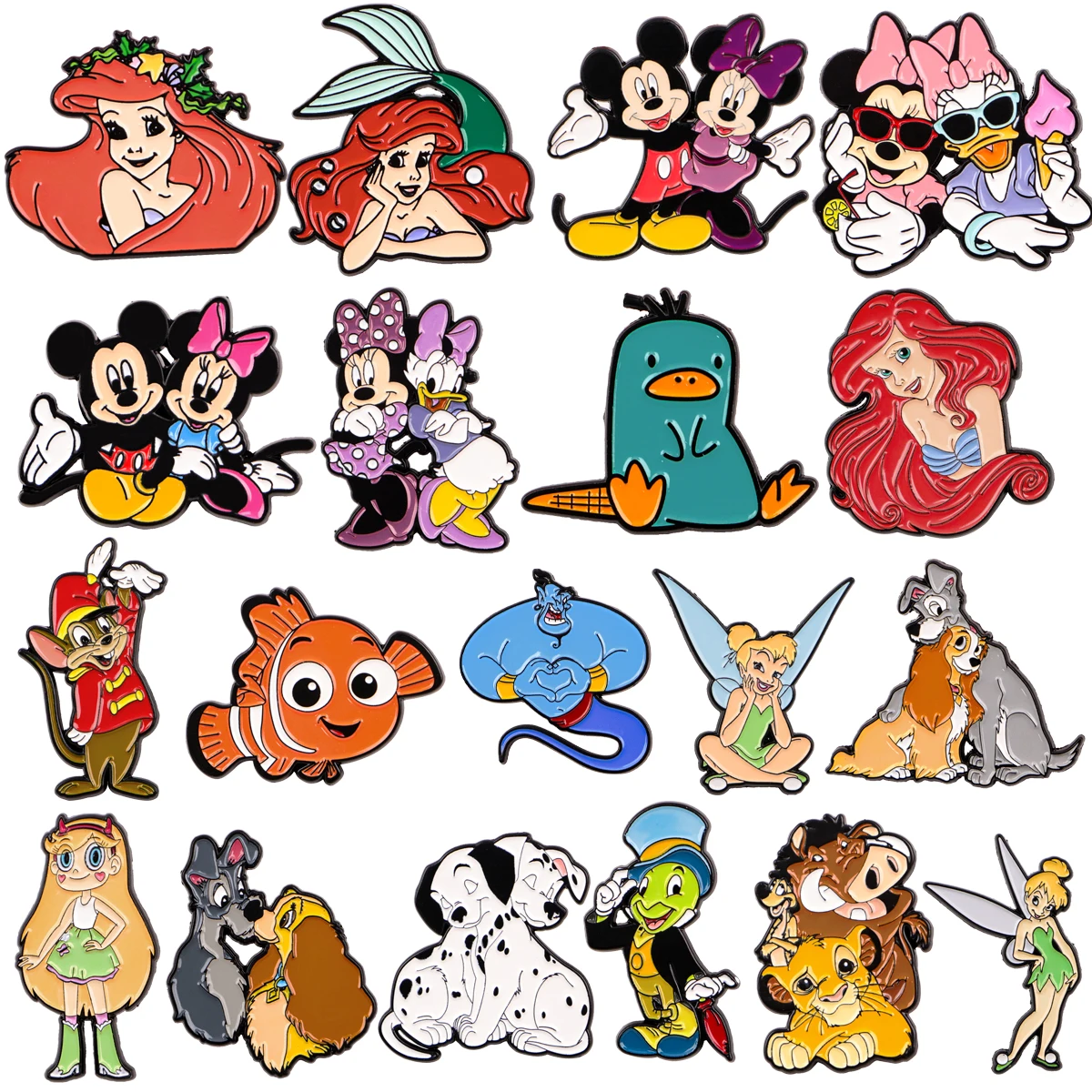 

Cute Fairy Enamel Pin Cartoon Dog Lapel Pins for Backpacks Brooches for Women Clothes Badge Cosplay Accessories Kids Gift Toys
