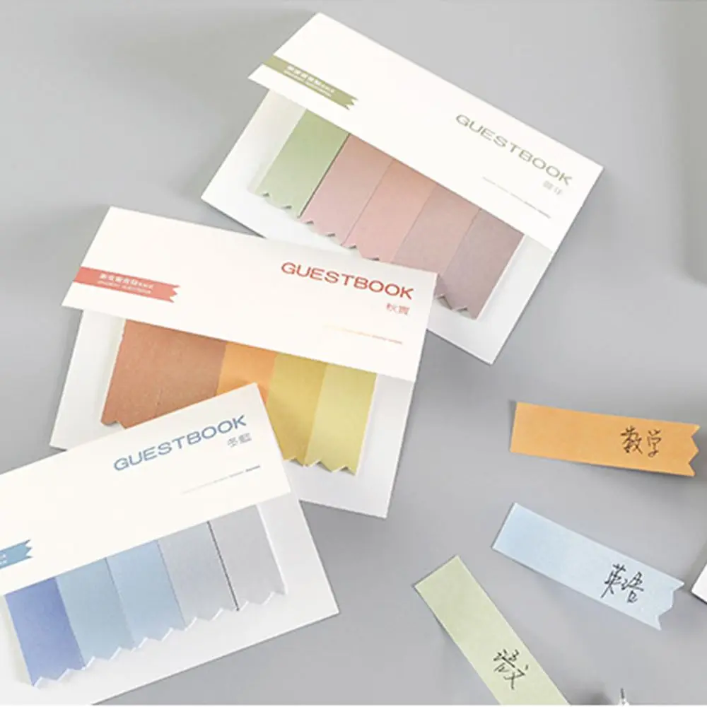 N Times Notepad Paper Office School Supplies Message Notes Sticky Notes Kawaii Memo Pad Stationery Sticker Index Stickers