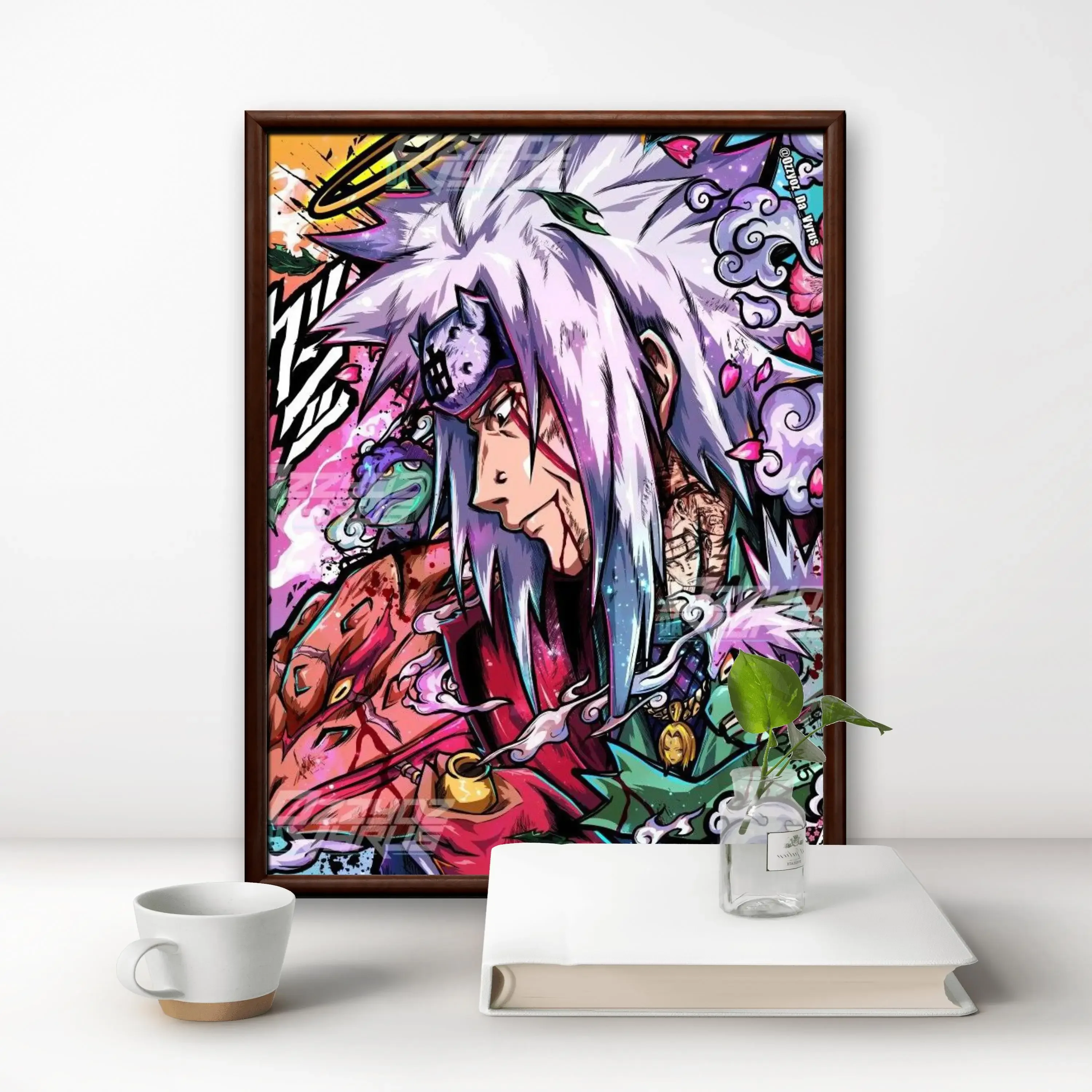 Japanese Anime Naruto Sasuke Kakashi Diamond Painting Painted style Kit 5D Embroidery Handmade Art Gift Crafts Home Decoration