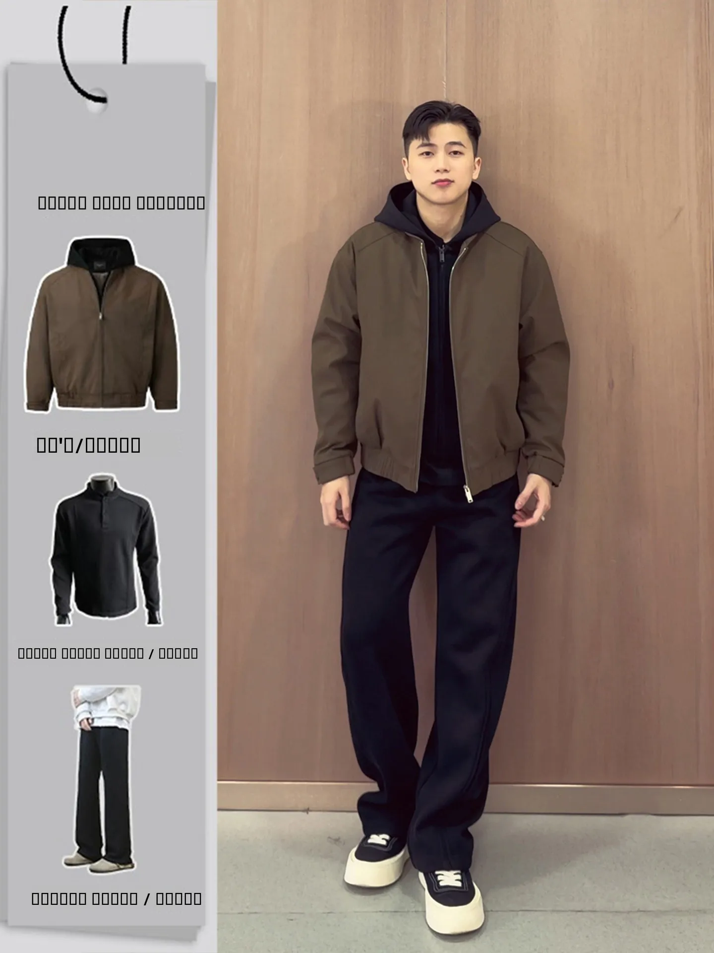 

Комплект из вельветовой куртки с капюшоном и брюк для мужчин: зимний, повседневный, теплый, из полиэфирного волокна, с длинными рукавами, на молнии, цветной, молодежный...