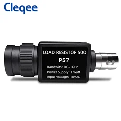 Cleqee P57 1PC Q9 Adapter 50Ohm Feed Through Terminator BNC Female Seat Connector 50KY Device Load Resistor 50Ω DC~1GHz