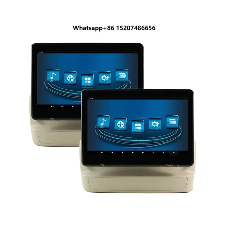 11.6 Inch WiFi Android Headrest  Rear Multimedia Entertainment IP Car Video Players
