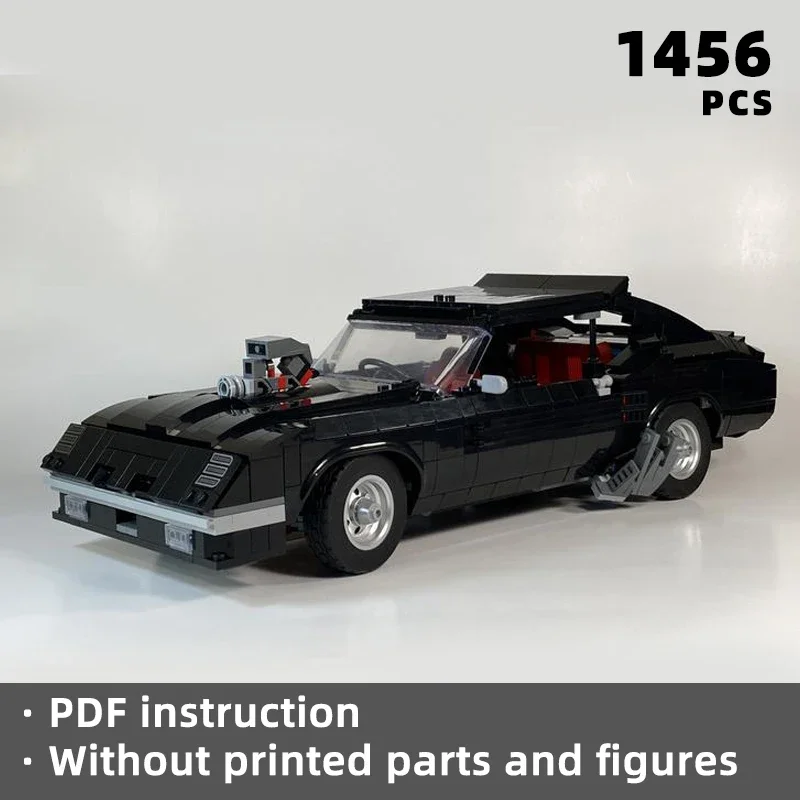 

classic mad movie interceptor bricks film modified car blocks war speed champions moc sports race fans gift present product