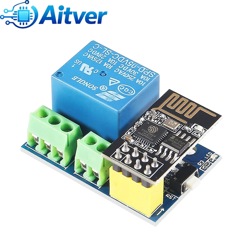 ESP8266 ESP01S WiFi Relay Module 5V Smart Home Remote Control Switch Wireless Control Board for Phone and IoT Projects