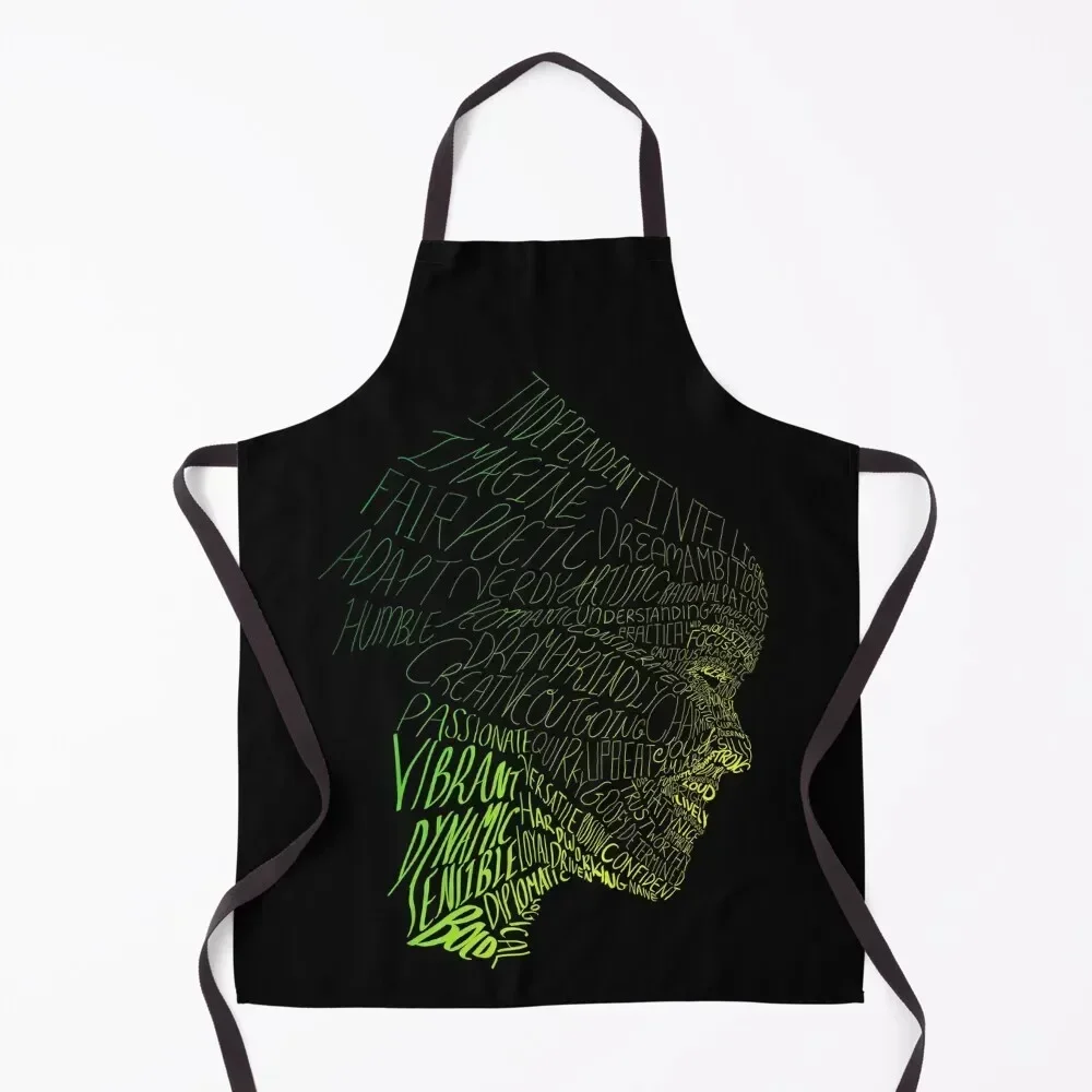 

Фартук с автопортретом Ямайки, кухонная утварь, водонепроницаемая одежда для кухожей, аксессуары для ресторана, фартук