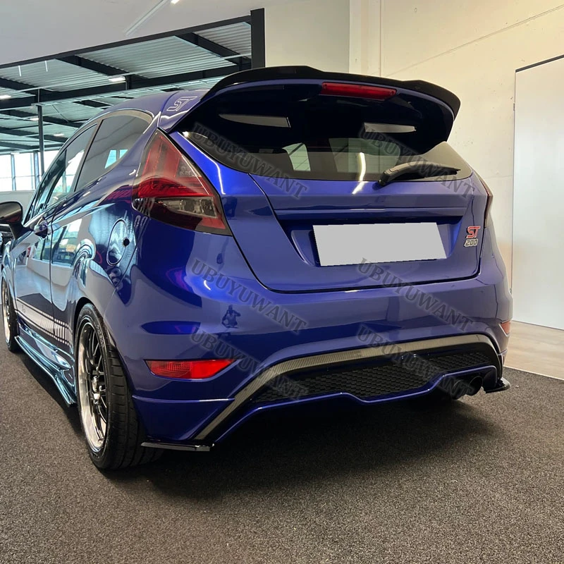 For FORD For FIESTA MK6 MK7 MK7.5 MK8 ST 2002-2021 Rear Trunk Lip High Quality ABS Plastic Wing Spoiler Car Styling view 6